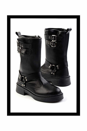 Siyah  Kadın Bot & Bootie K02643084009