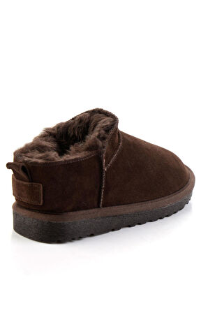 Kahve Hakiki Deri Kadın Bot & Bootie K02653018002