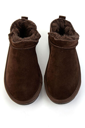 Kahve Hakiki Deri Kadın Bot & Bootie K02653018002