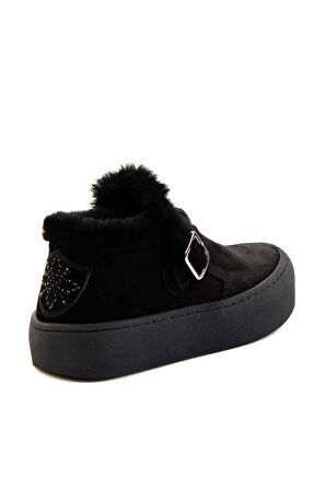 Siyah Süet   Kadın Bot & Bootie K02665703202