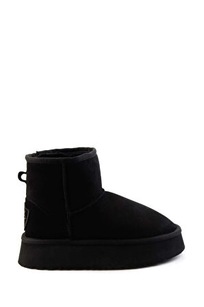 Siyah Süet  Kadın Bot & Bootie K02665703502