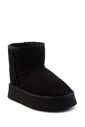 Siyah Süet  Kadın Bot & Bootie K02665703502