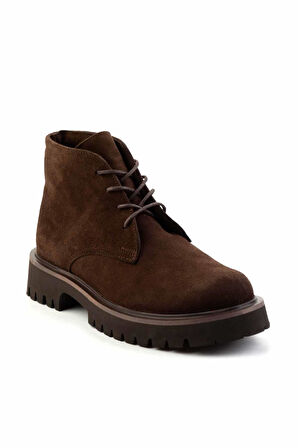 Kahve Süet Hakiki Deri Kadın Bot & Bootie K02666430002