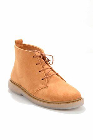 Bambi Camel Süet  Kadın Bot & Bootie K02666300902