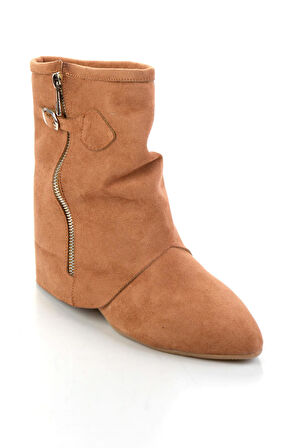 Taba Hakiki Deri Kadın Bot & Bootie K02678021002