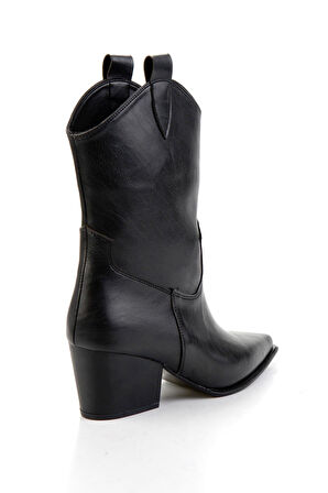 Siyah  Kadın Bot & Bootie K02671904409