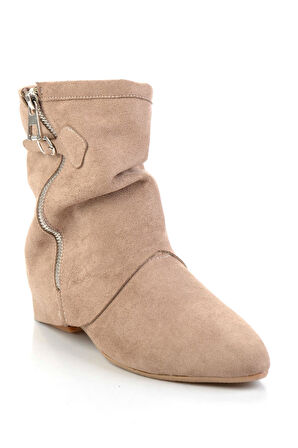 Vizon Hakiki Deri Kadın Bot & Bootie K02678021002