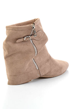 Vizon Hakiki Deri Kadın Bot & Bootie K02678021002