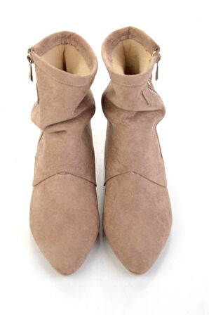 Vizon Hakiki Deri Kadın Bot & Bootie K02678021002