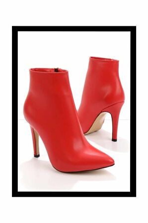 Kırmızı  Kadın Bot & Bootie K02674030109