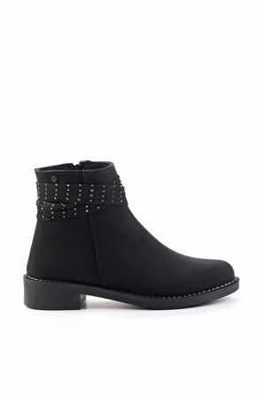 Siyah Nubuk  Kadın Bot & Bootie K02671903101