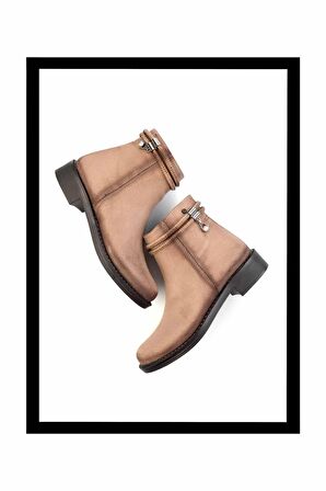 Vizon Nubuk  Kadın Bot & Bootie K02671903401