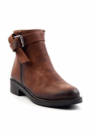 Kahve Nubuk  Kadın Bot & Bootie K02671904001