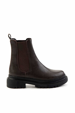 Siyah Kahve  Kadın Bot & Bootie K02671407009