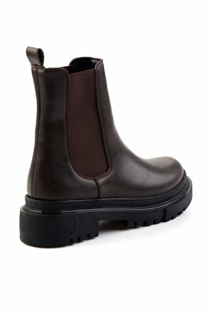 Siyah Kahve  Kadın Bot & Bootie K02671407009
