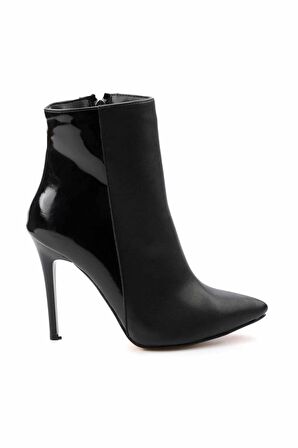 Siyah Siyah Rugan  Kadın Bot & Bootie K02671902809