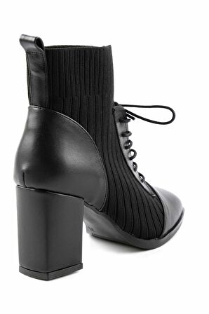 Bambi Siyah  Kadın Bot & Bootie K02687022109