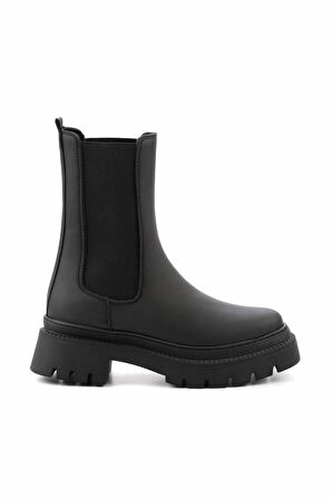 Mat Siyah  Kadın Bot & Bootie K02703033309