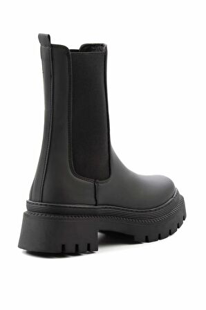 Mat Siyah  Kadın Bot & Bootie K02703033309