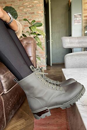 Bambi Mat Haki  Kadın Bot & Bootie K02703021109