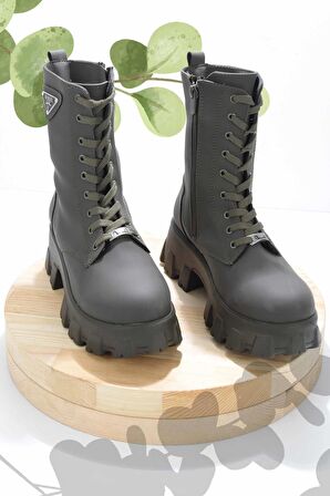 Bambi Mat Haki  Kadın Bot & Bootie K02703201009