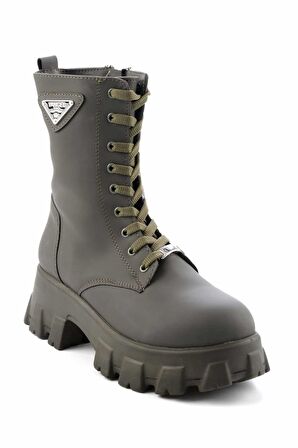 Bambi Mat Haki  Kadın Bot & Bootie K02703201009