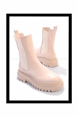 Bej  Kadın Bot & Bootie K02718131409