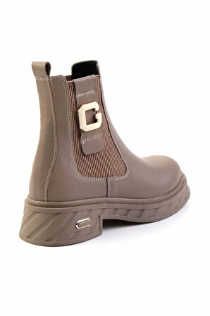 Vizon Hakiki Deri Kadın Bot & Bootie K02719102203