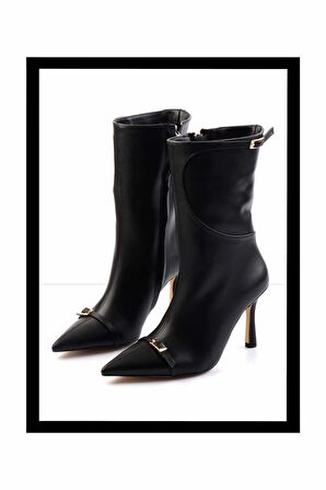 Siyah  Kadın Bot & Bootie K02718025009