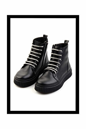 Siyah  Kadın Bot & Bootie K02714131509