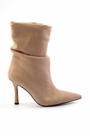 Bej Süet  Kadın Bot & Bootie K02718025202