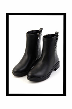 Siyah  Kadın Bot & Bootie K02724201509