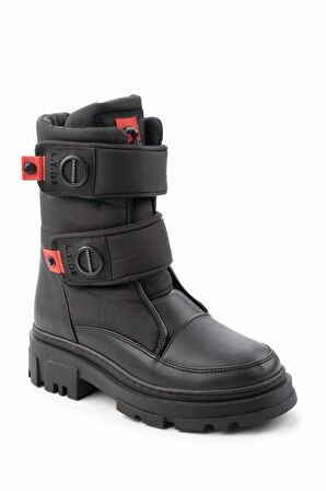 Bambi Siyah Siyah  Kadın Bot & Bootie K02724988809