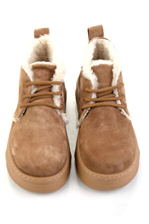 Taba Hakiki Deri Kadın Bot & Bootie K02748100302