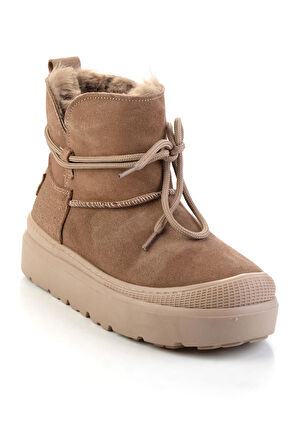 Vizon Hakiki Deri Kadın Bot & Bootie K02748100202