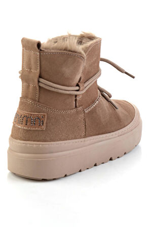 Vizon Hakiki Deri Kadın Bot & Bootie K02748100202