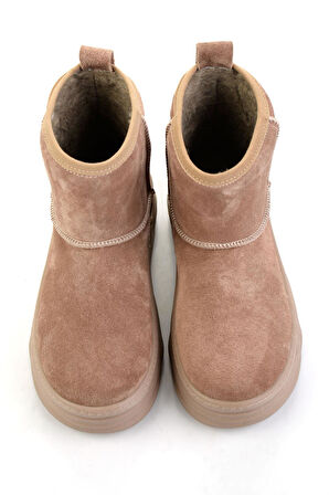 Vizon Hakiki Deri Kadın Bot & Bootie K02748100602