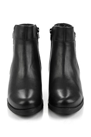 Siyah Leather Kadın Bot & Bootie K02750152003