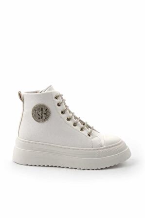 Beyaz  Kadın Bot & Bootie K02763030309