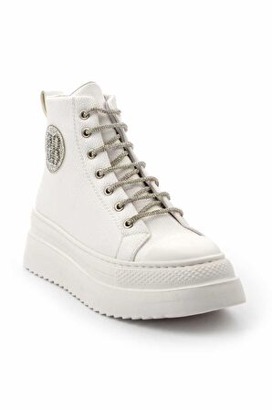 Beyaz  Kadın Bot & Bootie K02763030309