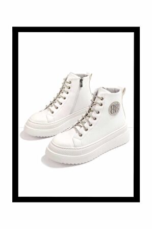 Beyaz  Kadın Bot & Bootie K02763030309