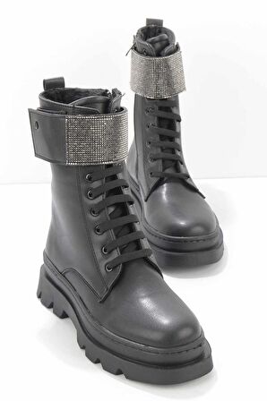Bambi Siyah  Kadın Bot & Bootie K02763025809