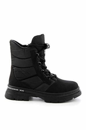 Bambi Siyah Parasüt  Kadın Bot & Bootie K02763075567