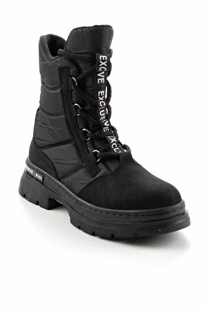 Bambi Siyah Parasüt  Kadın Bot & Bootie K02763075567
