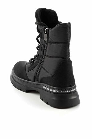 Bambi Siyah Parasüt  Kadın Bot & Bootie K02763075567