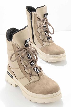 Bambi Bej Parasüt  Kadın Bot & Bootie K02763075567