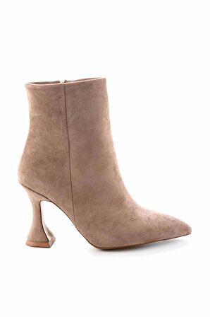 Bambi Vizon Süet  Kadın Bot & Bootie K02783205902