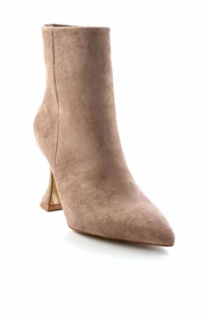 Bambi Vizon Süet  Kadın Bot & Bootie K02783205902