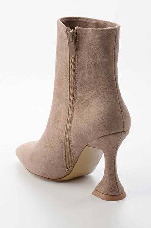 Bambi Vizon Süet  Kadın Bot & Bootie K02783205902