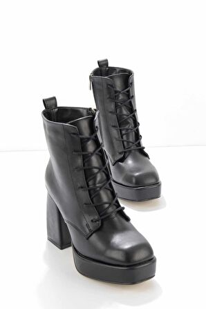 Bambi Siyah  Kadın Bot & Bootie K02792060209